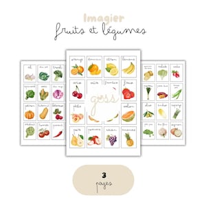 Fruit and vegetable picture book