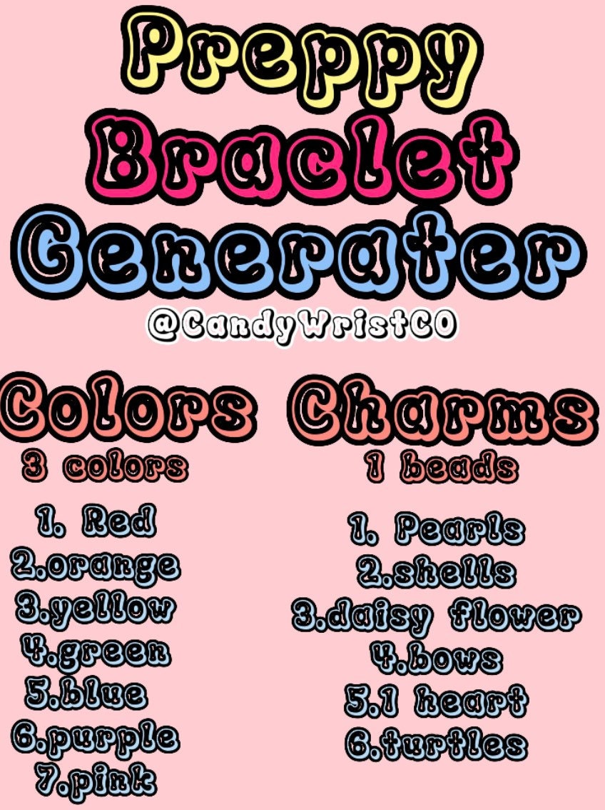 Bracelet Company Name Ideas Aesthetic Bracelet Names Bracelet