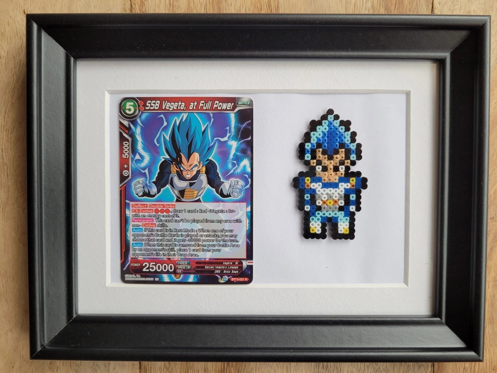 Super Saiyan Blue Evolved Vegeta (Dragon Ball Z) Premium Art Print