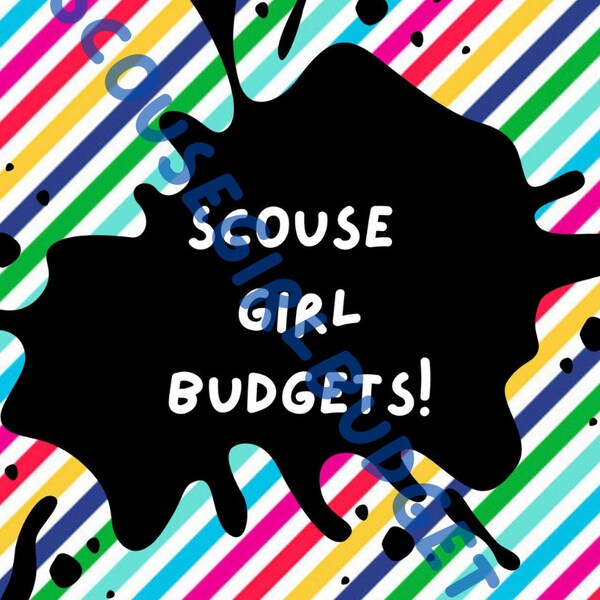 Digital Scouse Girl Budgets Orginal Mini Binder