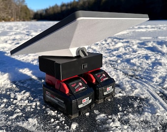 Starlink mini-accu-adapter voor elektrisch gereedschap | Milwaukee | Dewalt | Makita | Ridgid | Met trots GEMAAKT IN DE VS