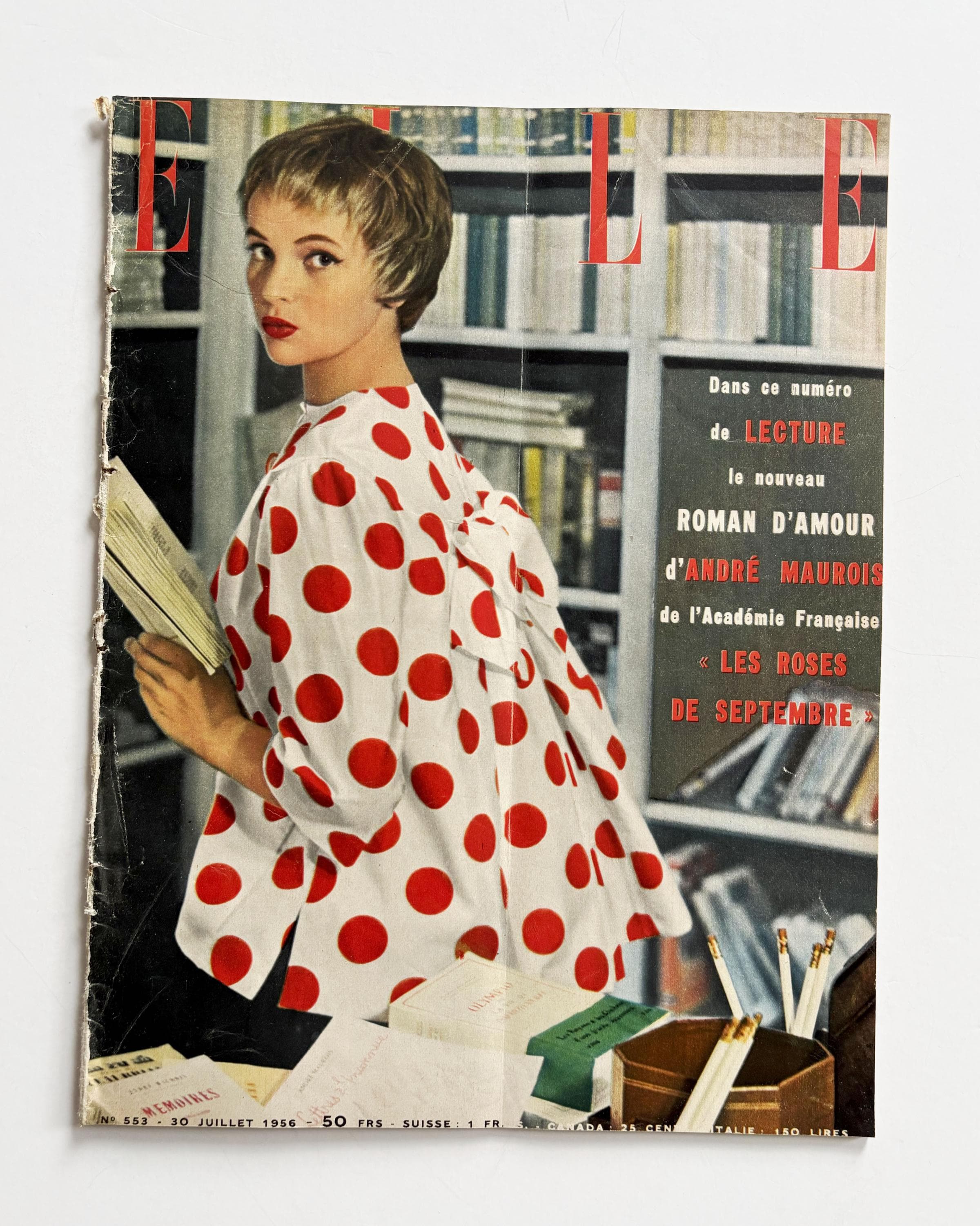 1958年発行の激レアなアンティーク雑誌【 ELLE 】1958 古書古本 Totodo: ELLE 1955-58年 各号（1955-79年）