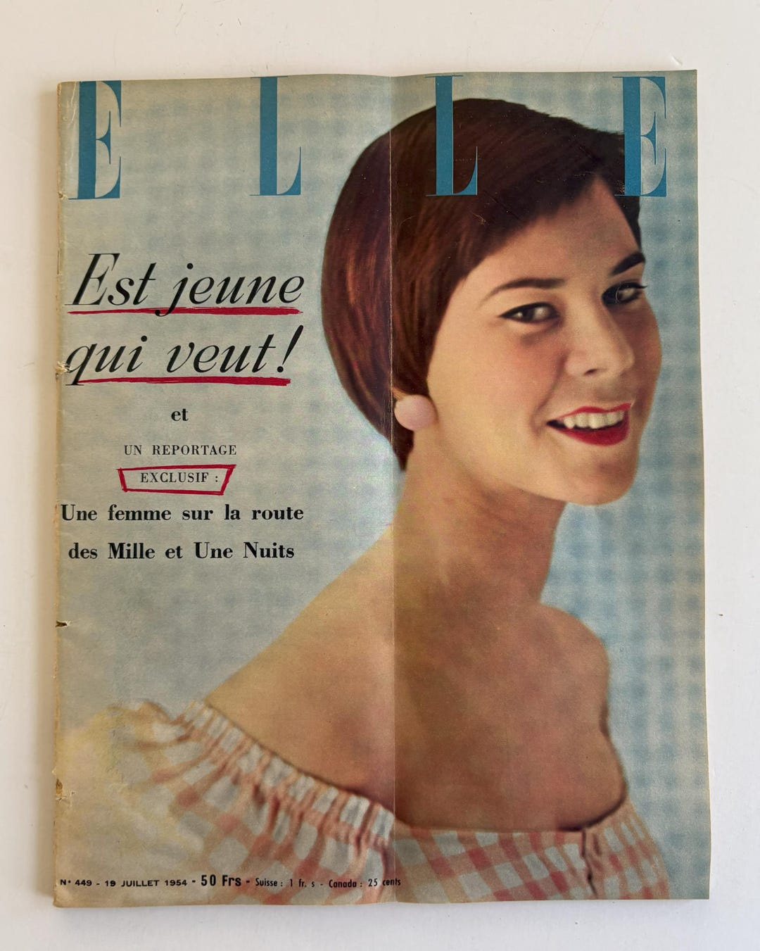 Francesa Famosa Elle Tienda De Ropa Revista Francesa Antigua ELLE