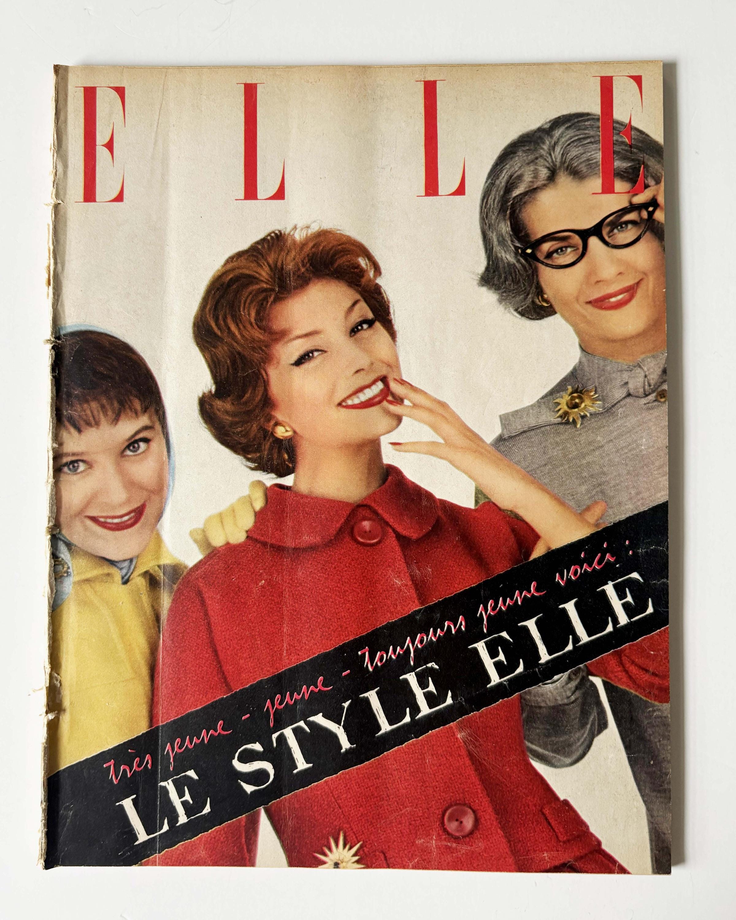 Old Elle Magazines - Etsy