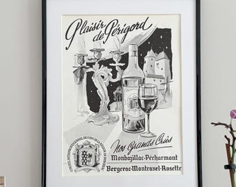 ソワール・ド・パリの香水広告：1950年代のフランスファッション雑誌