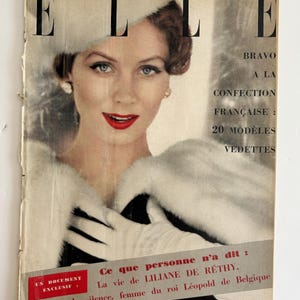 Old Elle Magazines - Etsy
