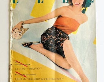 Elle French Jan 1 1965 No 994 France Foreign Original Vintage