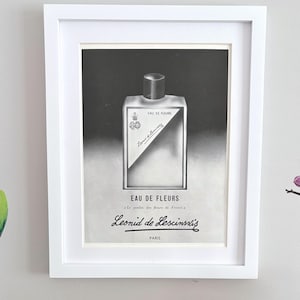 1954 French perfume ad, magazine vintage poster, FRAME NOT INCLUDED