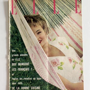 Elle Magazine 1960s - Etsy