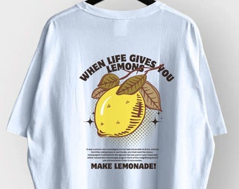 Lemon Graphic Tee, Vegetables Shirt, Fruit Shirt, Lemon Shirt, Unisex Sweatshirt, Gift for Women and Men, Retro-Style Vintage Unisex T-Shirt