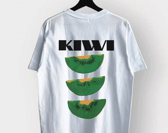 Retro-Style Vintage Unisex T-Shirt - Kiwi Graphic Tee, Unisex Sweatshirt, Gift for Women and Men, Vegetables Shirt, Streetwear, Cotton