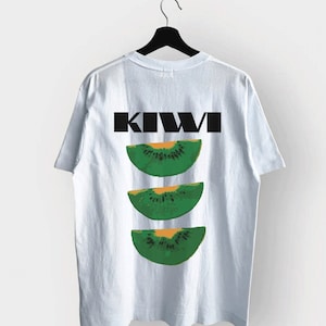 Retro-Style Vintage Unisex T-Shirt - Kiwi Graphic Tee, Unisex Sweatshirt, Gift for Women and Men, Vegetables Shirt, Streetwear, Cotton