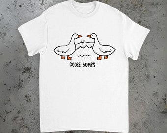 Gans Beulen Shirt Lustiges Grafik Shirt Beste Freunde Geschenk Unisex Gans Shirt Süßes Tier Shirt Paar T-Shirt