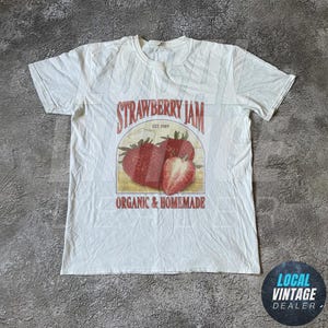 Strawberry Jam Shirt - Erdbeerfest, ein T-Shirt der guten Zeiten, Erdbeerliebhaber-Hemd, Retro T-Shirt, trendiges Erdbeer-T-Shirt