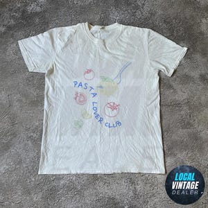Retro &quot;Pasta Lover Club&quot; T-Shirt: Funny Italian Graphic Tee