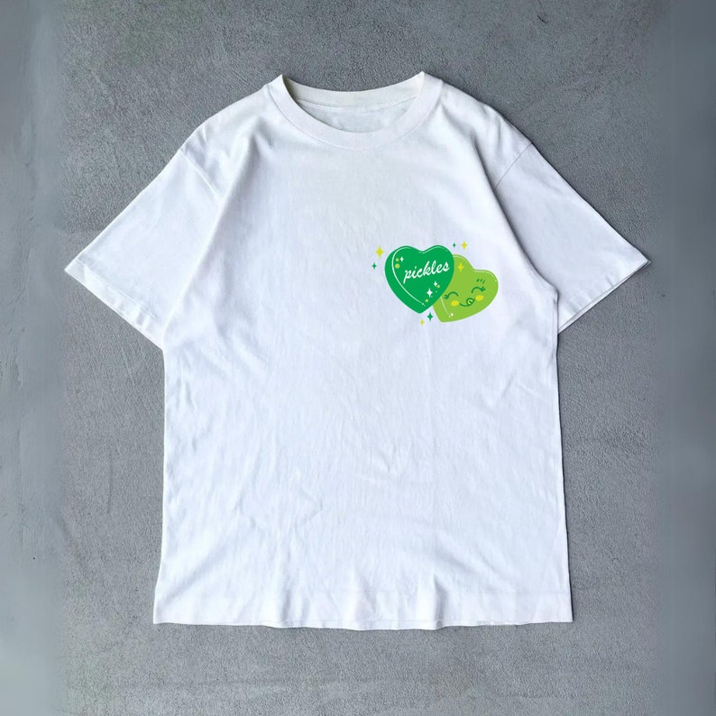 Vintage Pickles Design 90s T-Shirt, Retro Pickle Graphic Shirt, Pickle Lovers Shirt, Y2k Aesthetic Shirt, Oversized Unisex Shirt, 2000s Tee image 4