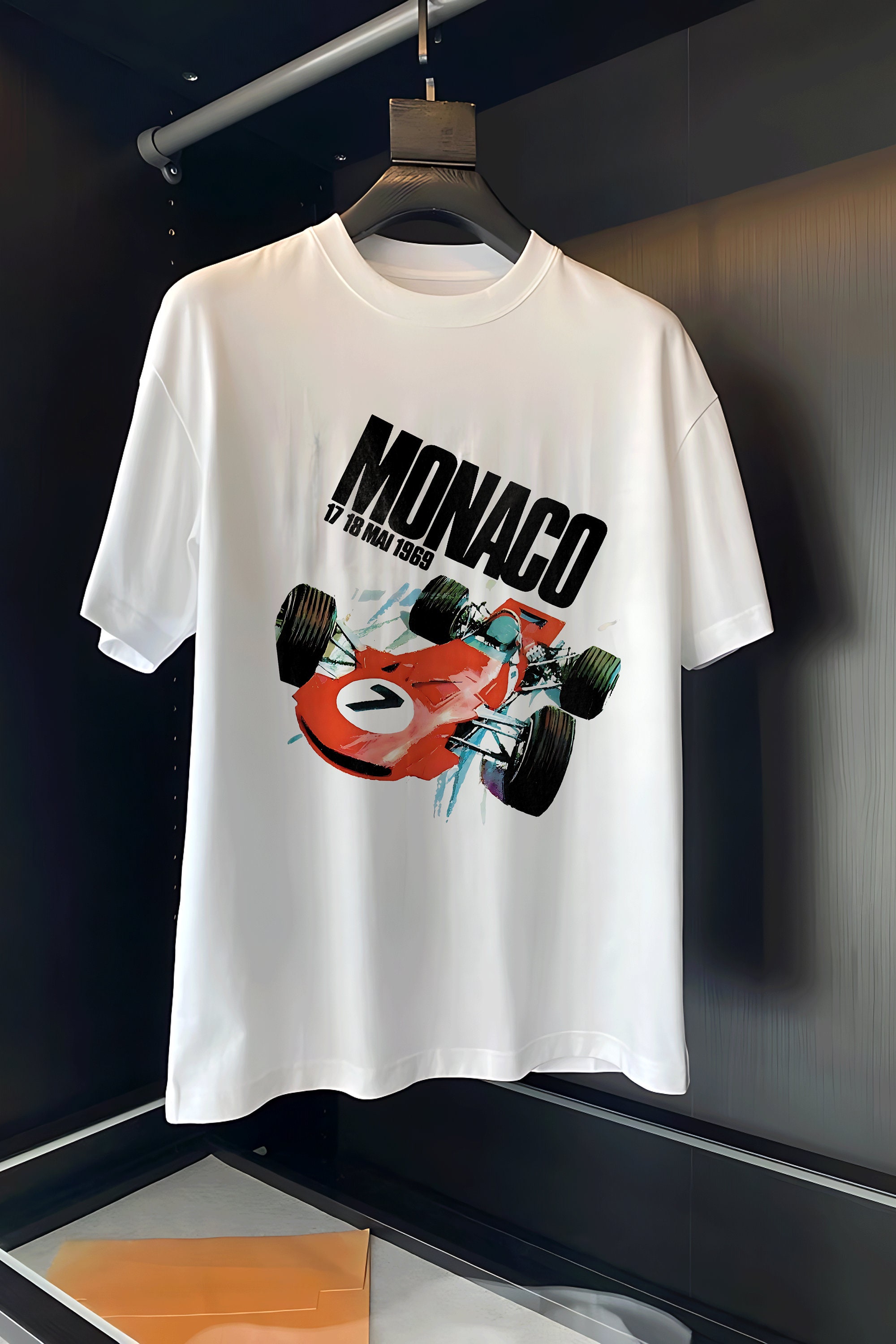 Monaco Grand Prix 1969 F1 Vintage Oversized Tshirt Formula One Racing