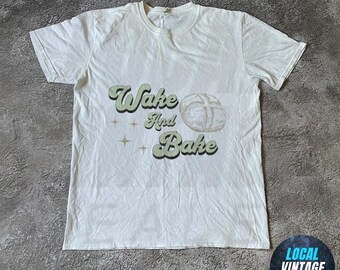 Wake and bake Shirt Baker Shirt For Cooking Shirts For Baking Moms Gift For Bakers Cookie Mom Shirt Funny Baking Gift for Home Baker