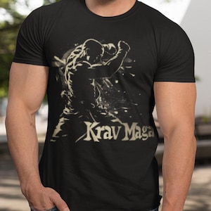 Krav Maga T-Shirt | Martial Arts Training Tee | Self-Defense Apparel | Krav Maga Gift for Fighters
