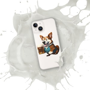 Cartoon dog iphone case, funny iphone case, Clear Case for iPhone®