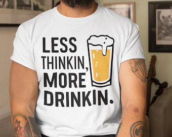 Camiseta gráfica engraçada de cerveja - Presente para amantes de cerveja artesanal - Camiseta para beber - Vestuário para entusiastas de cerveja - Camiseta unissex estilo suave de cervejaria