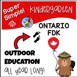Programme ontarien d'éducation en plein air de la maternelle à la maternelle | Programme d'apprentissage en plein air d'un an | FDK basé sur le jeu | Nature et enquête
