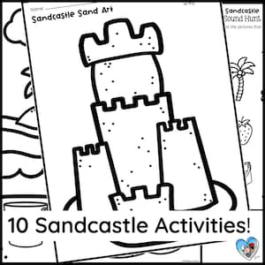 10 Sandcastle Printable Activities