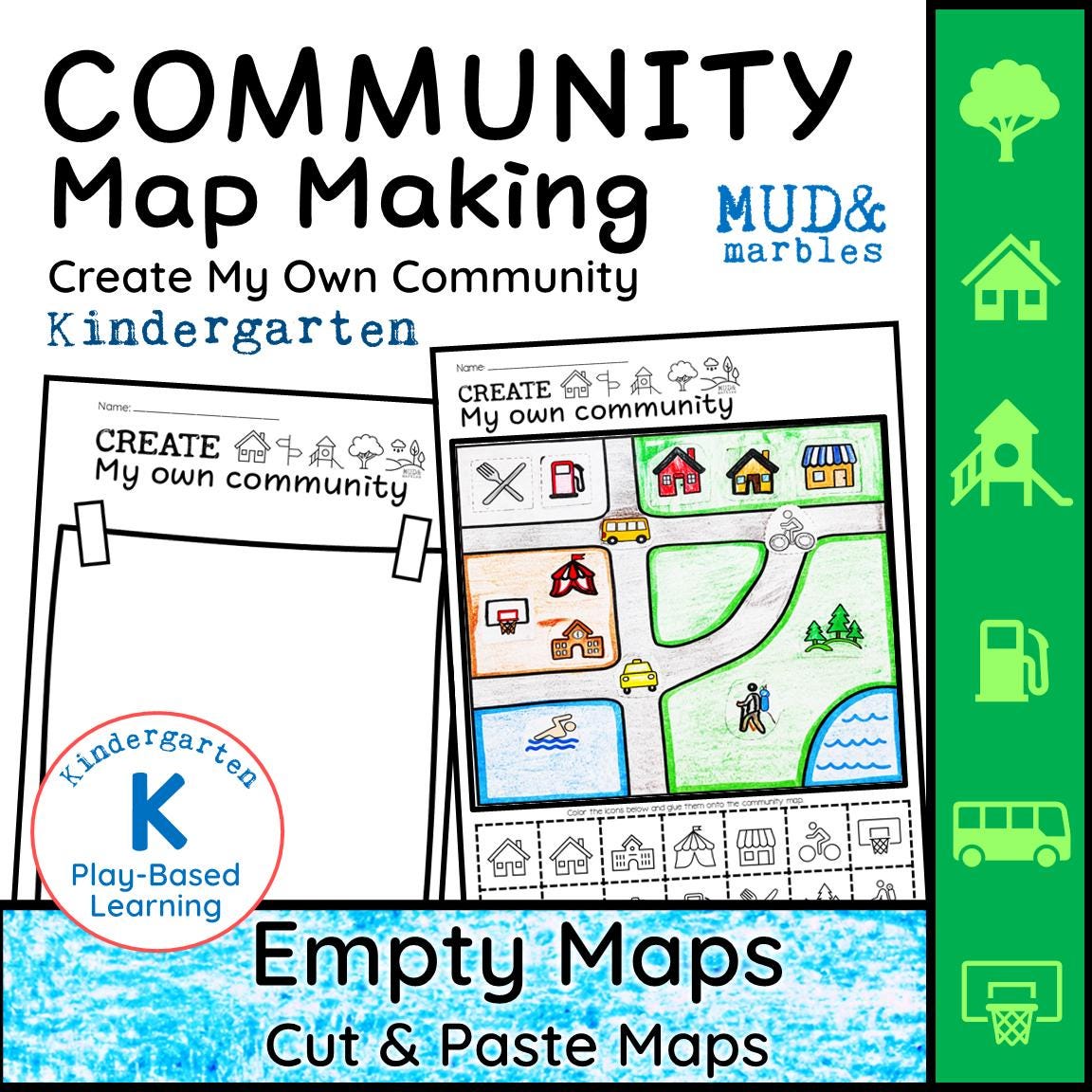 Community Map Making Activity for Kindergarten | Preschool Social ...