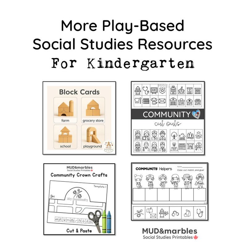 Community Map Making Community Map Making Activity for Kindergarten | Preschool Social ...
