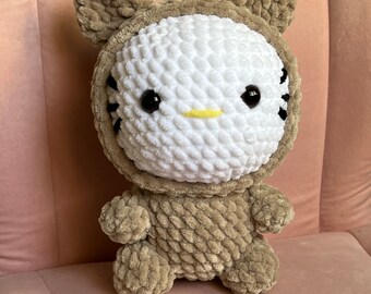 Kitty in Bear Costume