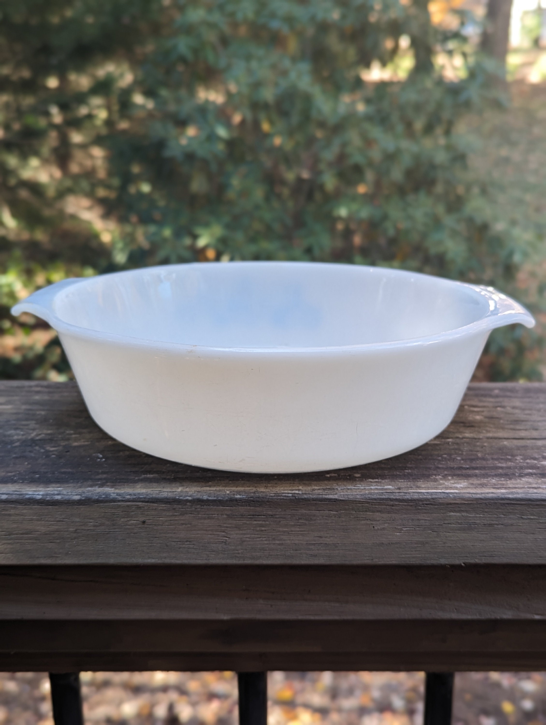 Vintage Fireking Blue Flowers Casserole Dish Set (2 Quart & 1.5 