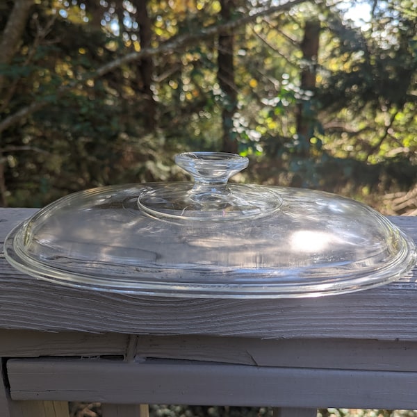 Pyrex DC 1 1/2 C Replacement Lid for Pyrex 702 and Corning French White 2.5 Casserole Dishes with minor wear