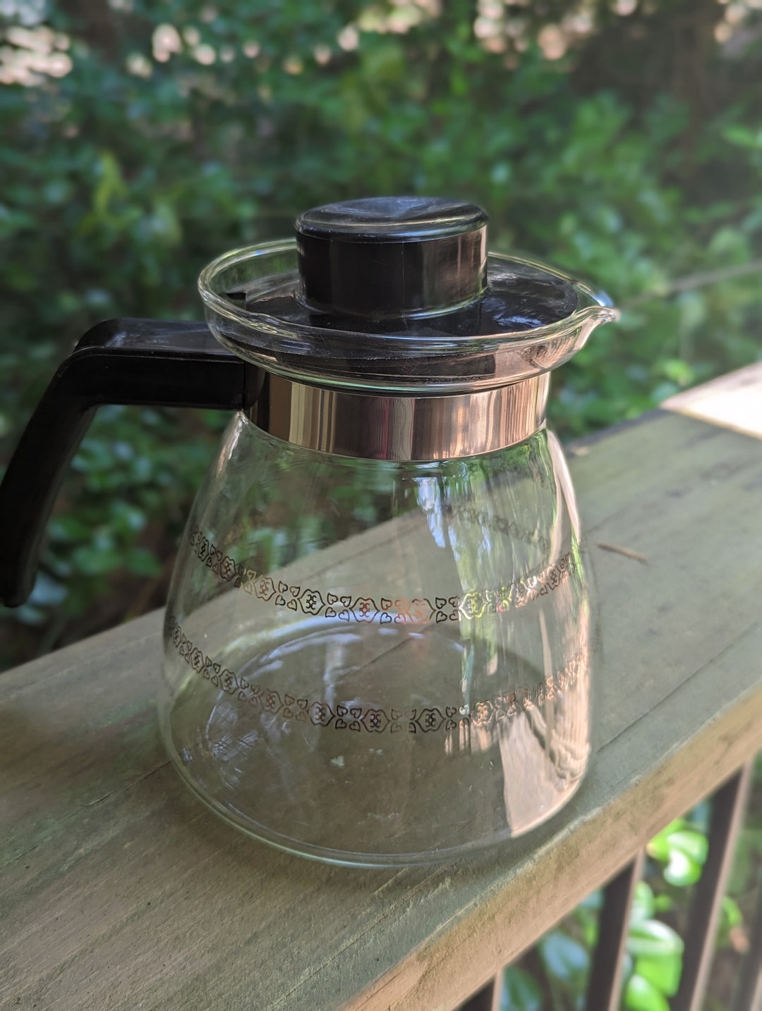 Vintage 46 Cup Pyrex Pour Over Coffee Pot Melitta Mid Century Modern