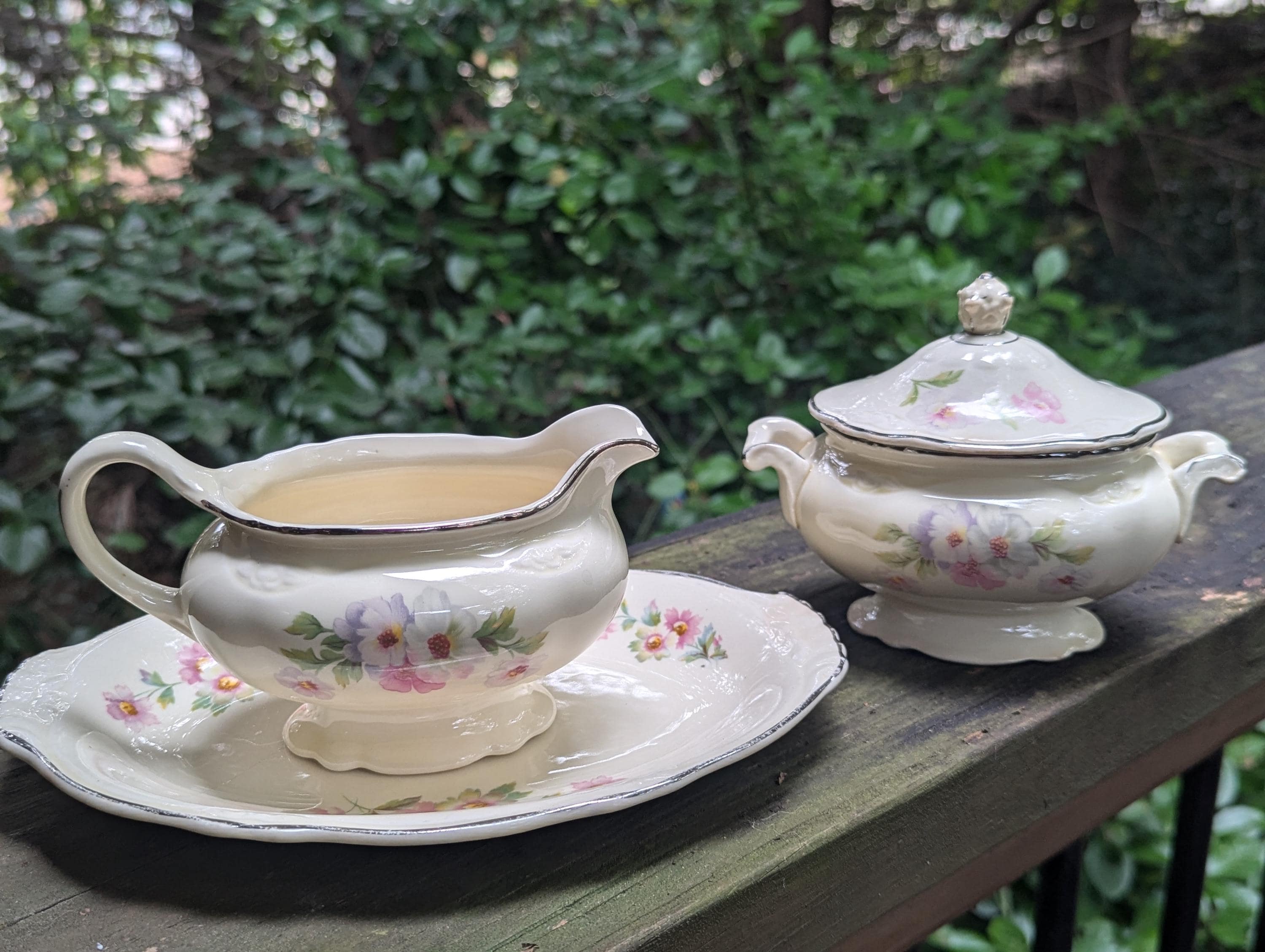 Sugar Bowl Homer Laughlin China Bowls Homer Laughlin Virginia Rose