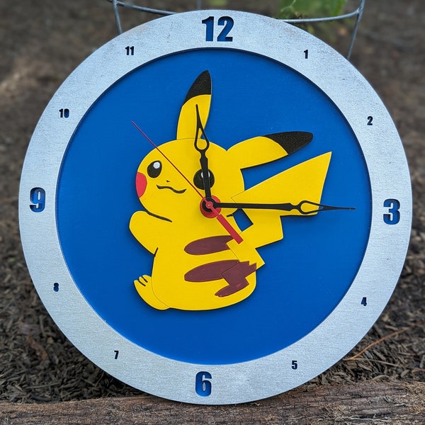 Pokemon Pikachu Clock for Video Game Enthusiasts that works!