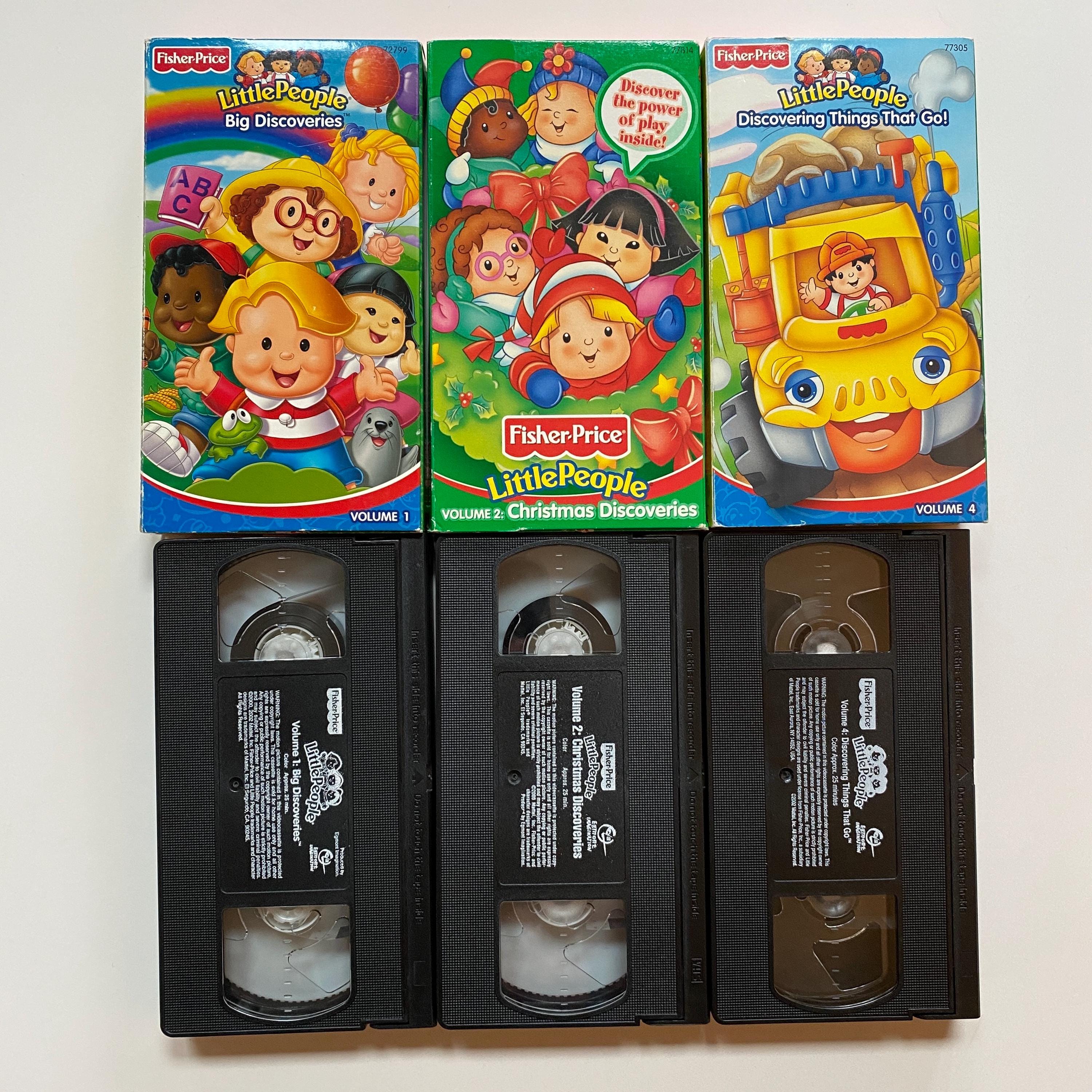 Fisher Price Little People Discovery Series VHS Videos Volumes 1 2