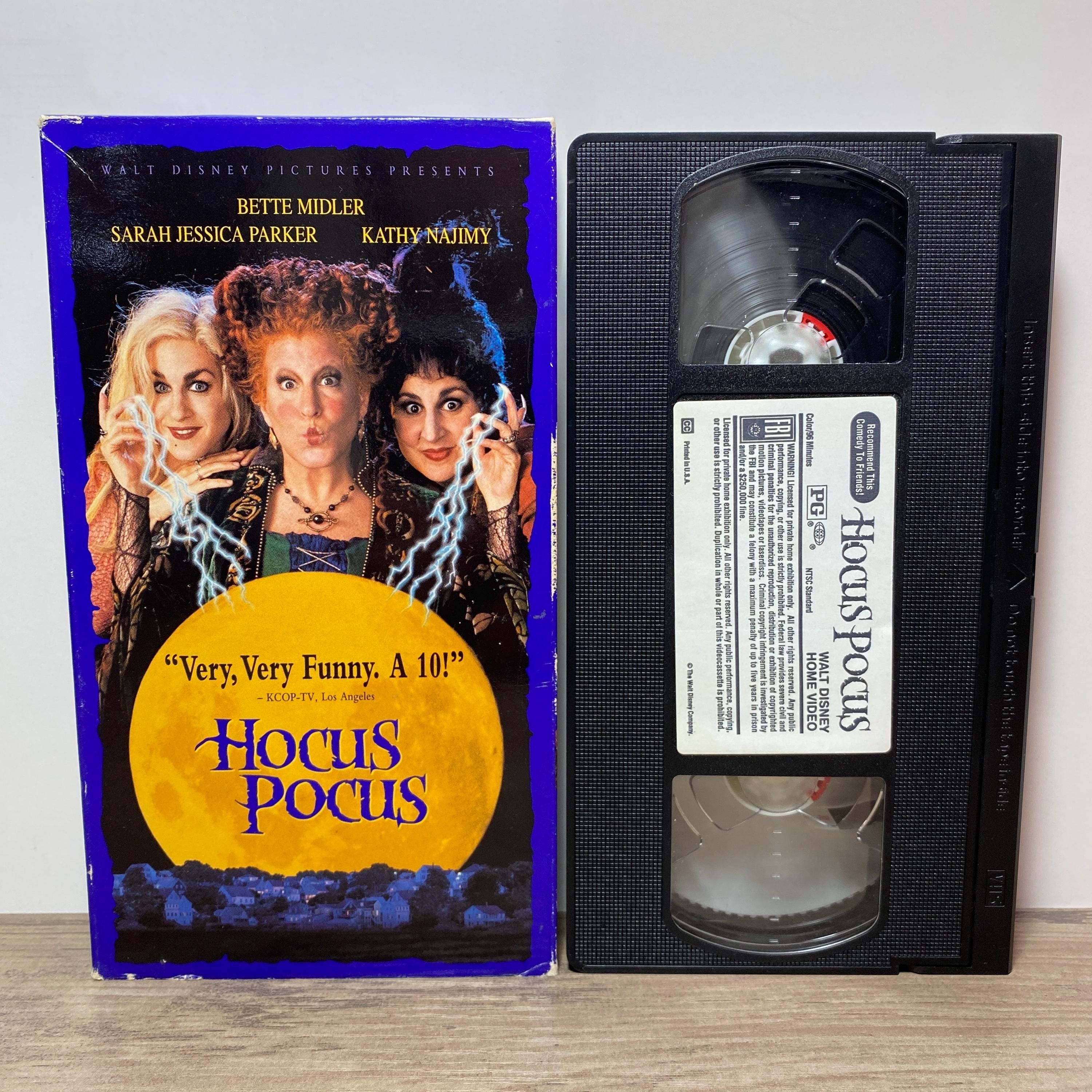 Hocus Pocus VHS Video Halloween Family Movie Film 1993 - Etsy
