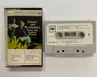 Simon and Garfunkel Parsley Sage Rosemary and Thyme Cassette Tape Music Debut Album