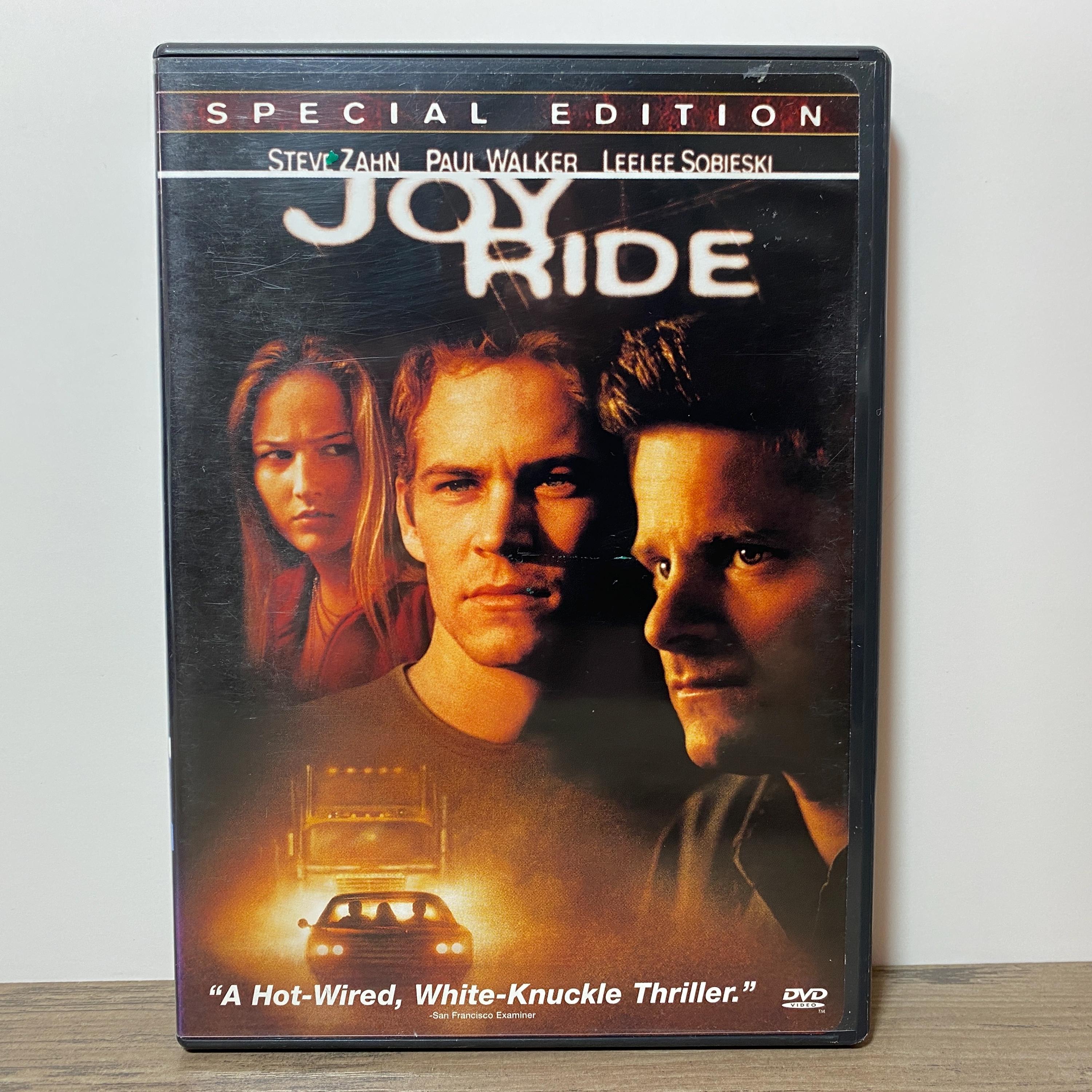 Joy Ride DVD 2001 Horror Thriller Movie Paul Walker - Etsy