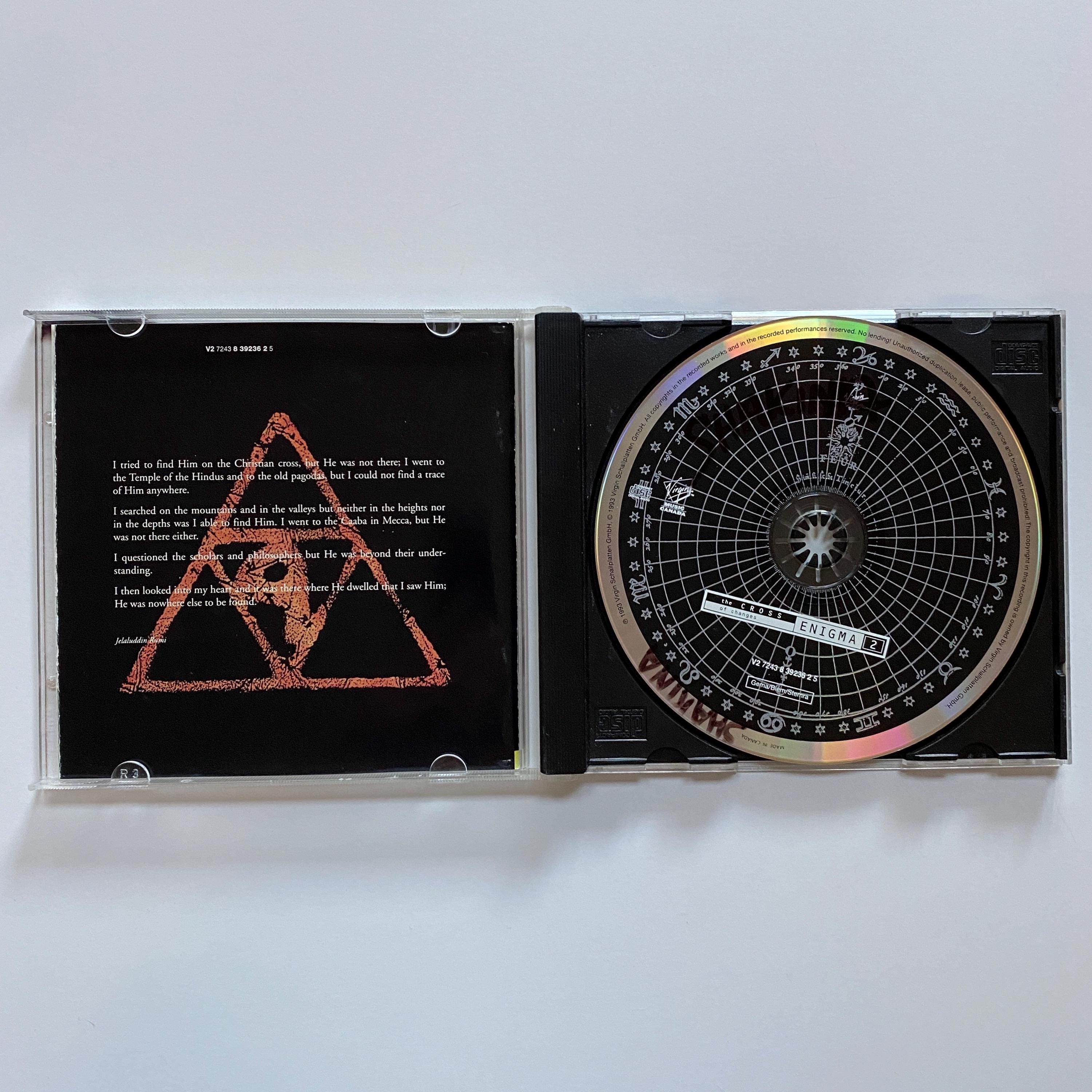 Enigma 2 the Cross of Changes CD 1993 Music Album - Etsy