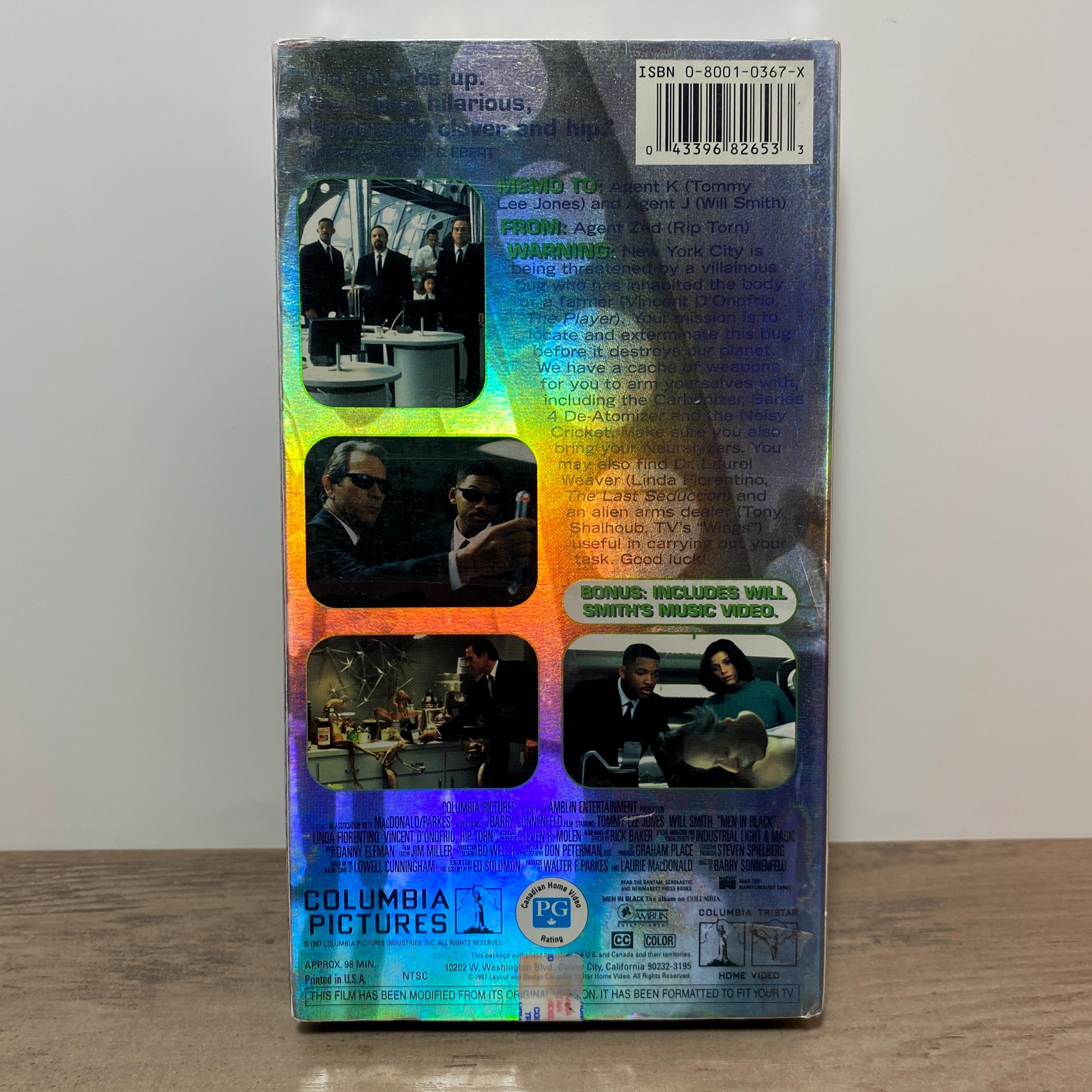 SEALED Men in Black VHS 1997 Sci Fi Comedy Will Smith and Tommy