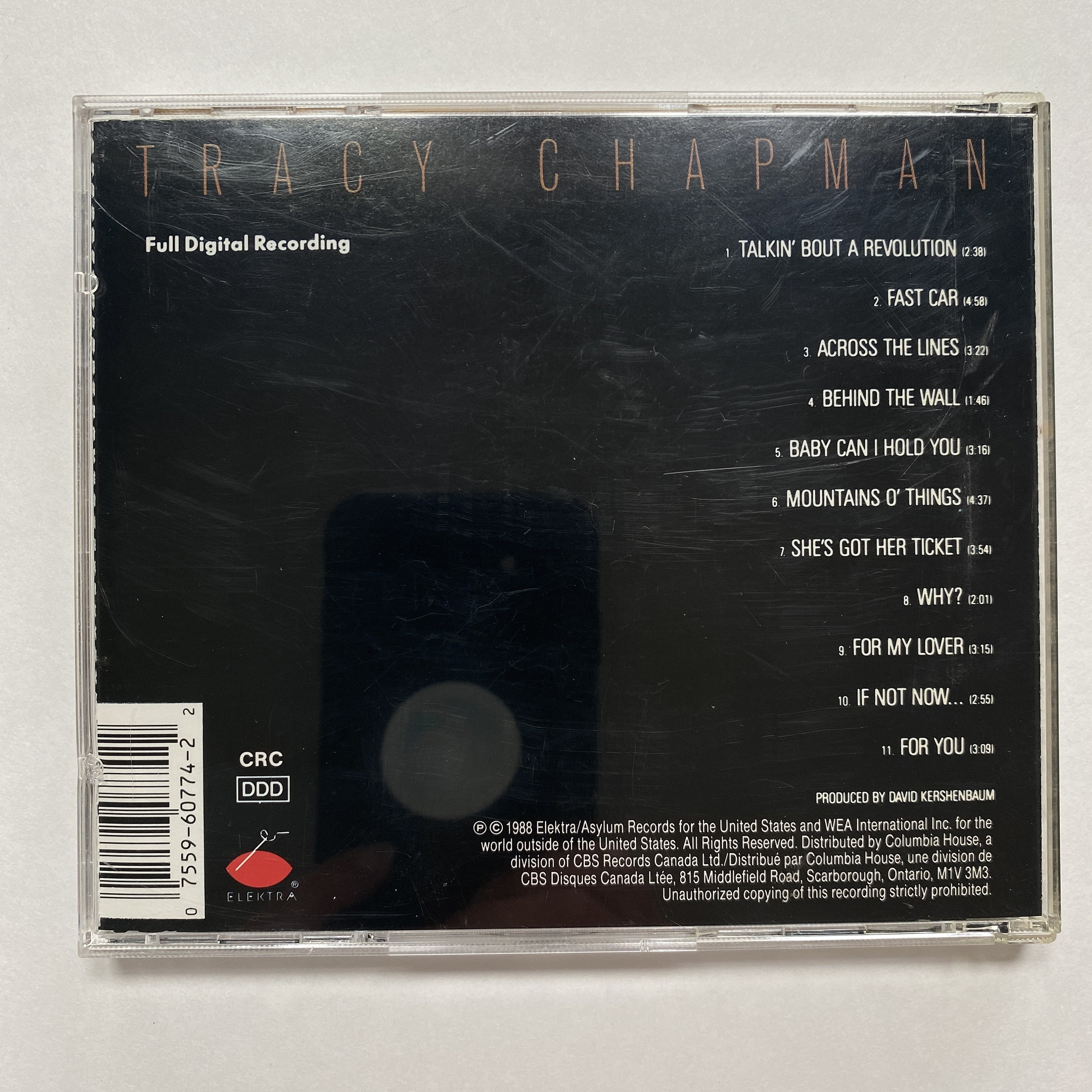 Single Collection - September,1988　CD Tracy Chapman CD Album Music 90s Self Titled 1988 - Etsy