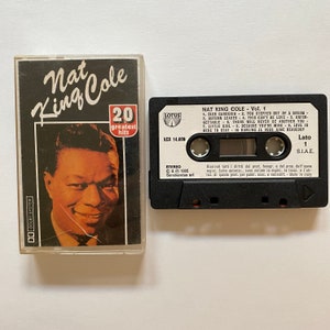 Nat King Cole Vol 1 Cassette Tape 1985 Album Compilation