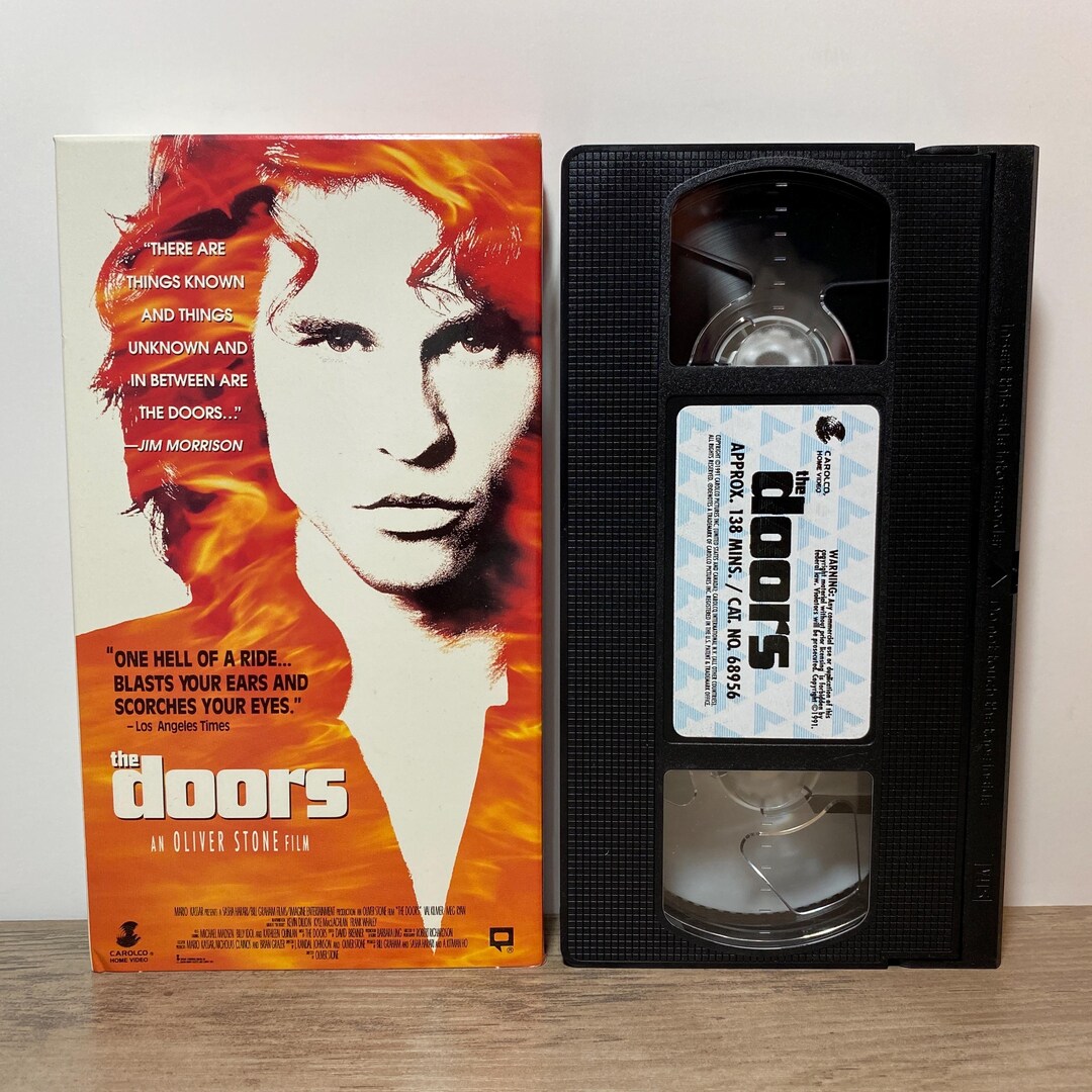 The Doors VHS Video 1991 Rock Biopic Movie Jim Morrison - Etsy
