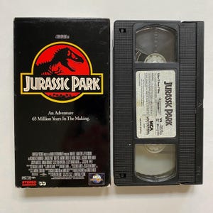 Jurassic Park VHS Video Movie 1993 Science Fiction Adventure Film