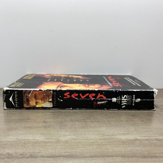 Seven VHS Video 1996 Horror Thriller Movie Brad Pitt Morgan
