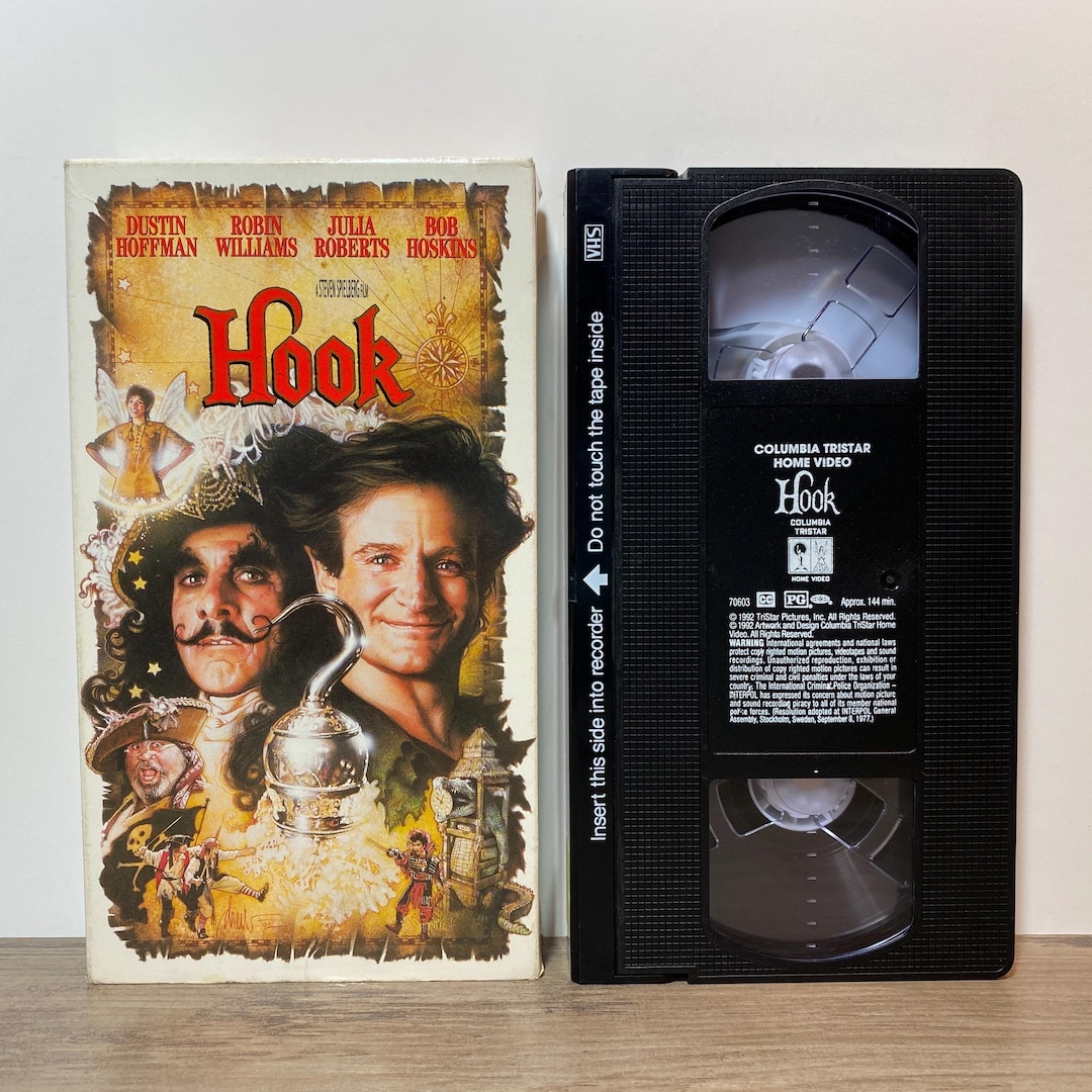 Dramatic Hook Hook VHS Video Movie 1991 Comedy Drama Film Starring Robin Williams - Etsy