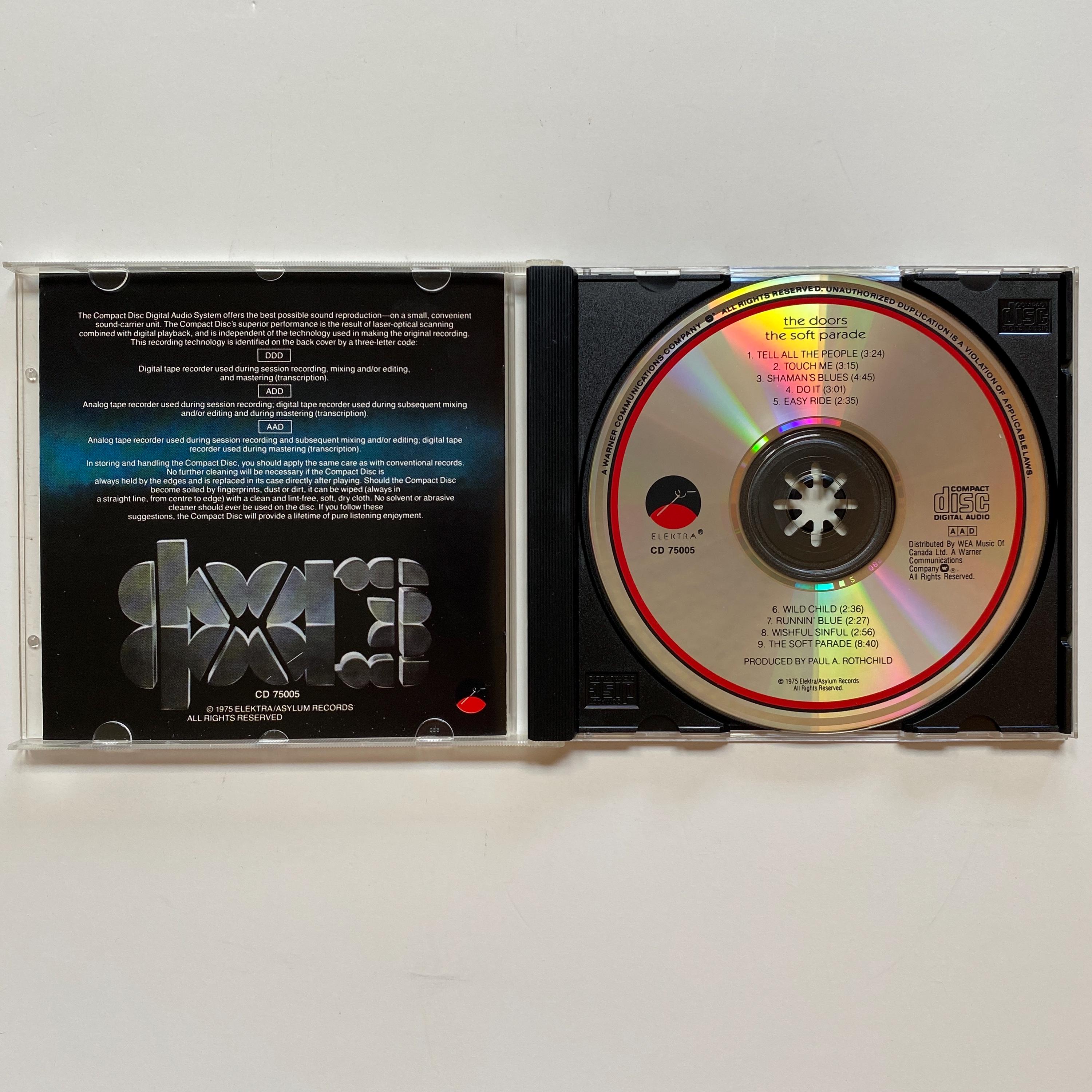 The Doors the Soft Parade CD Music Psychedelic Rock Album Jim