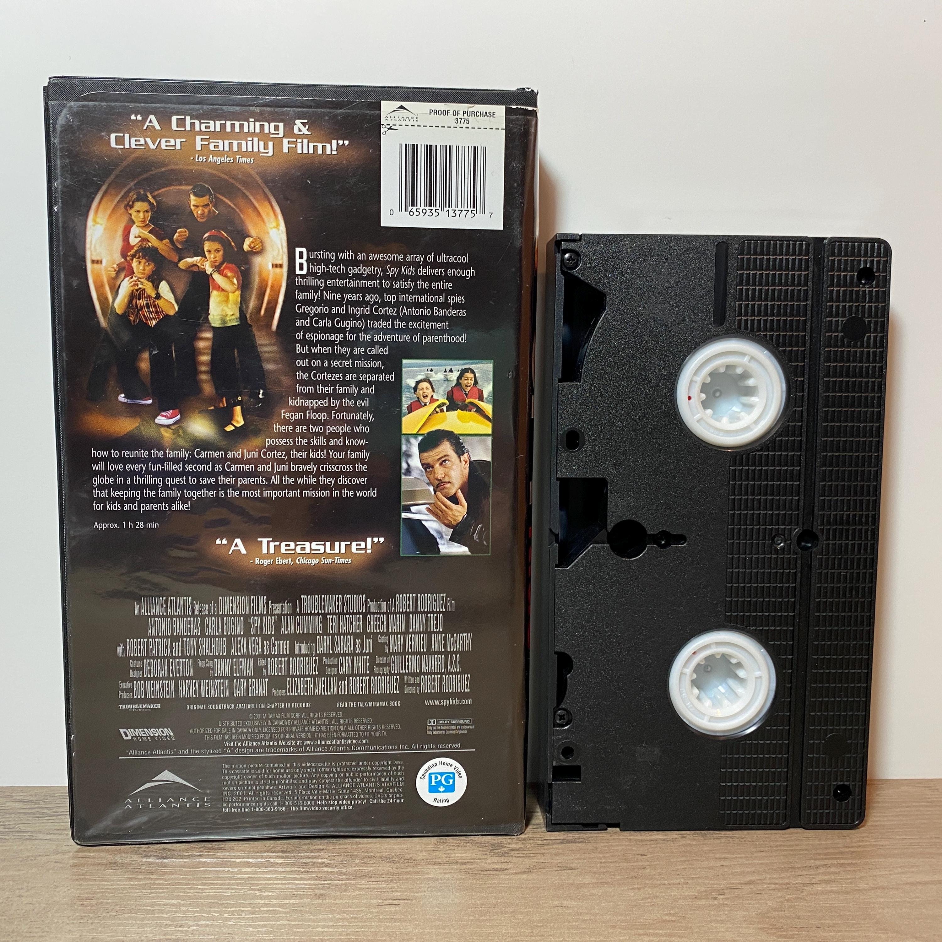 Spy Kids VHS Video Movie Family Action Adventure Film 2001 - Etsy