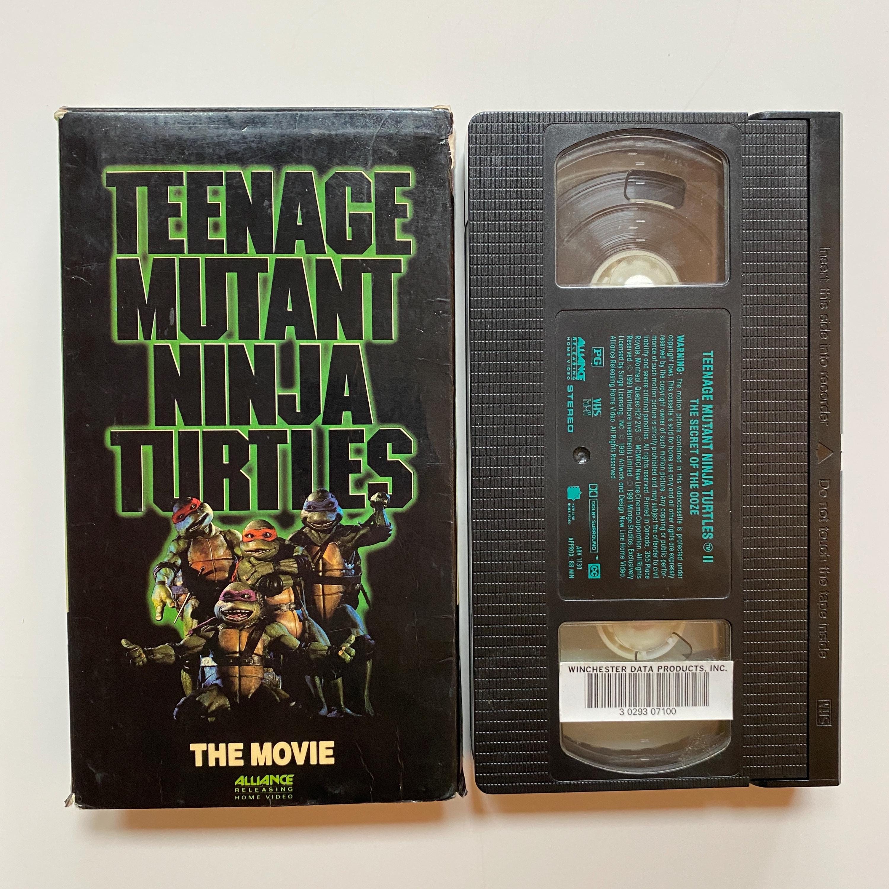TMNT Teenage Mutant Ninja Turtles VHS Video Movie 1990 - Etsy